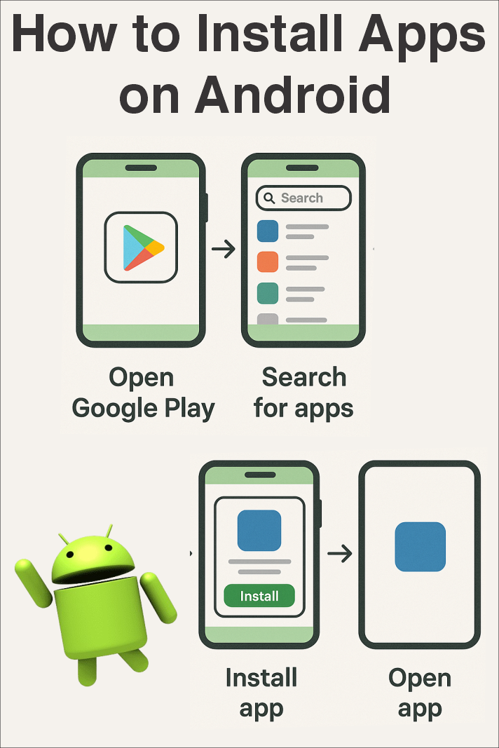 Instalar aplicaciones en Androide