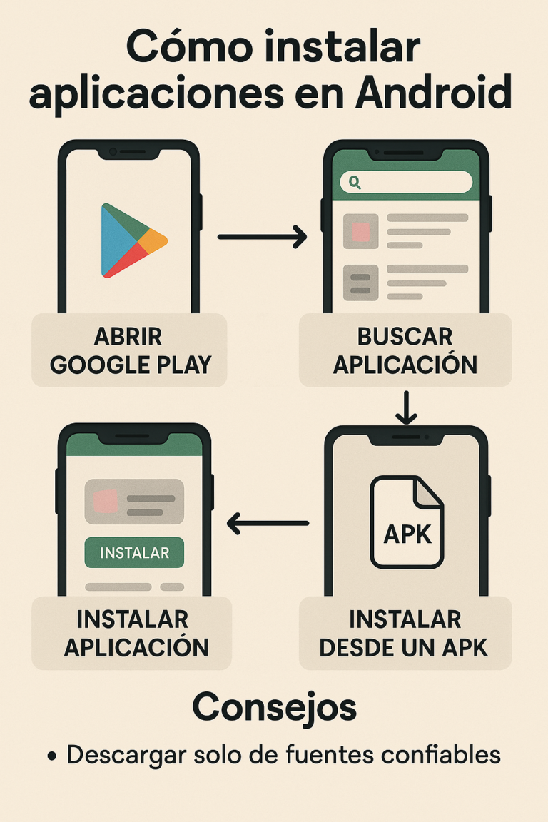 Instalar aplicaciones en Androide