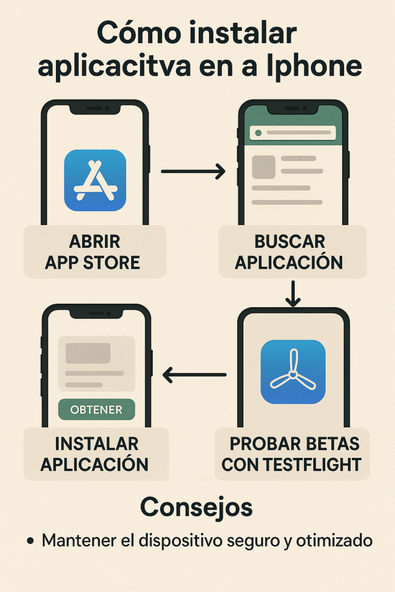 Instalar aplicaciones en iphone